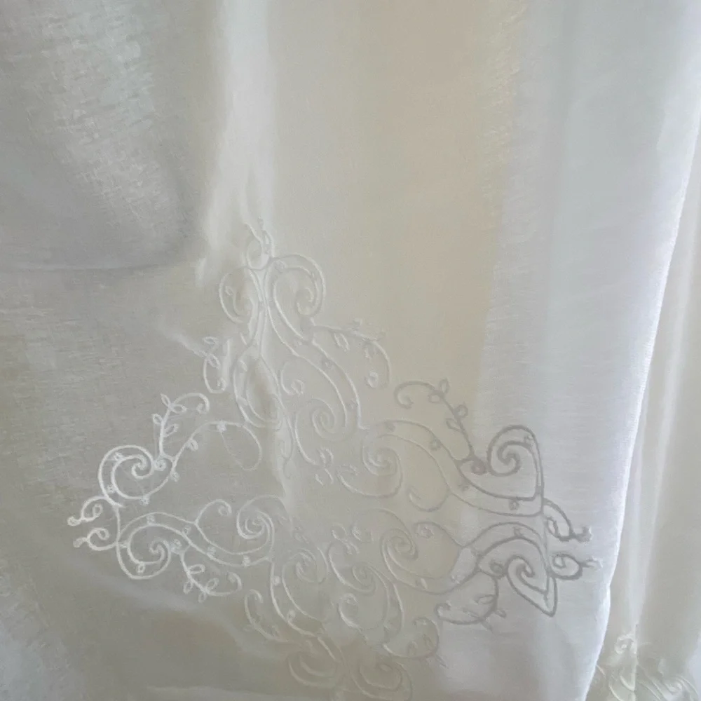Elegant White Sheer Curtains